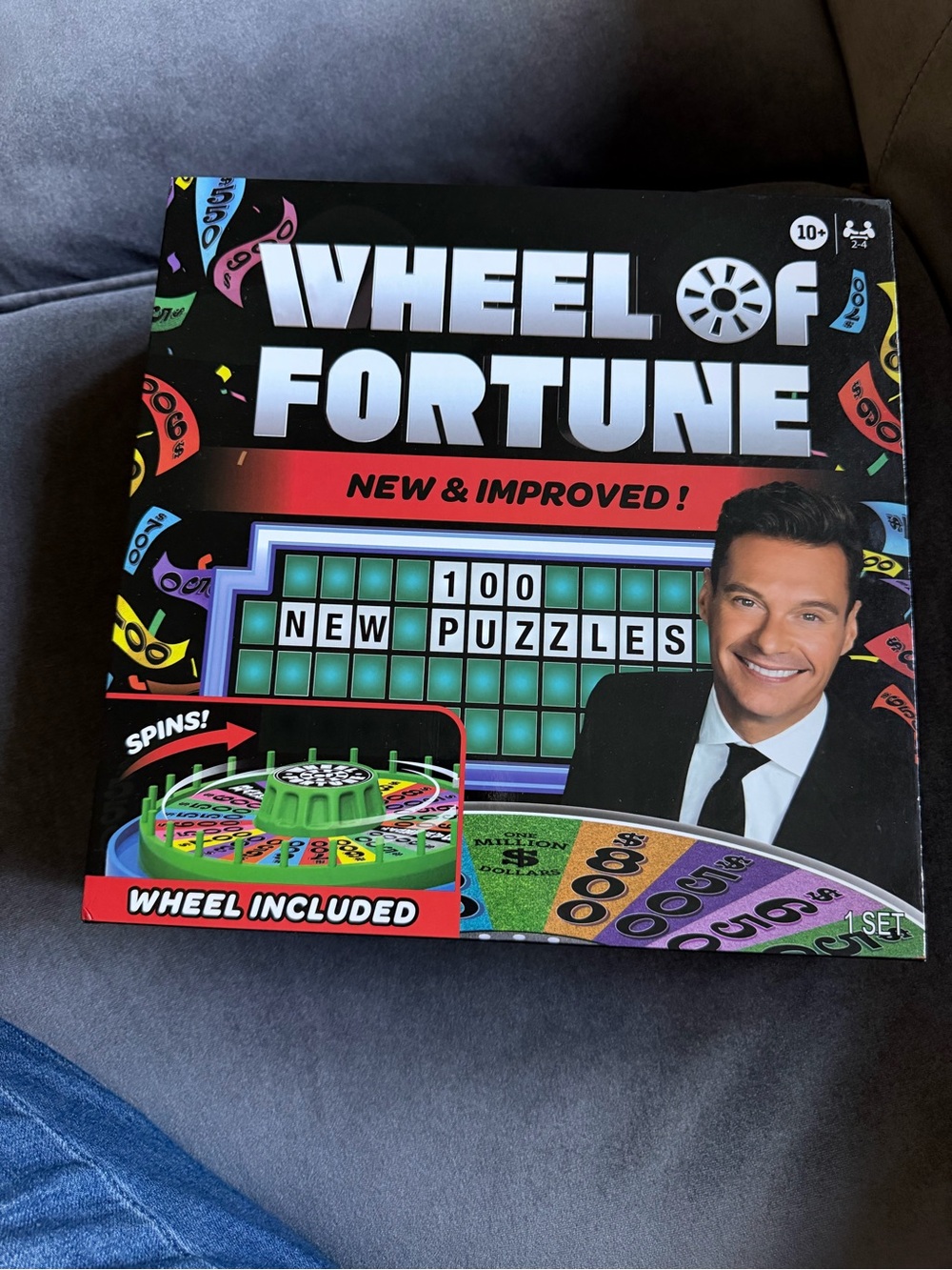 Wheel Of Fortune Board Game 2-4 Players